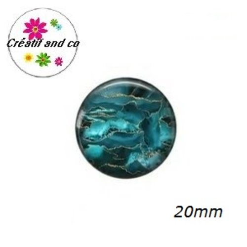 Cabochon à motif  20mm