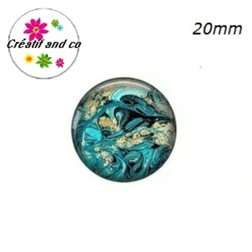 Cabochon à motif  20mm