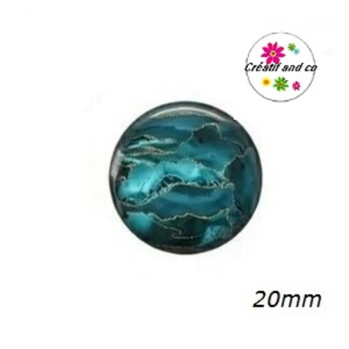 Cabochon à motif  20mm