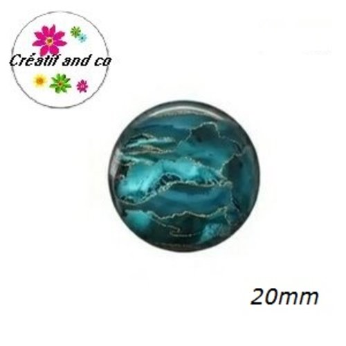 Cabochon à motif  20mm