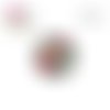 X2 cabochons fleuris 12mm