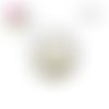 X2 cabochons fleur et papillon 12mm