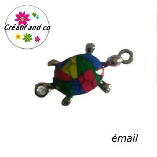 Connecteur tortue émail 25mm