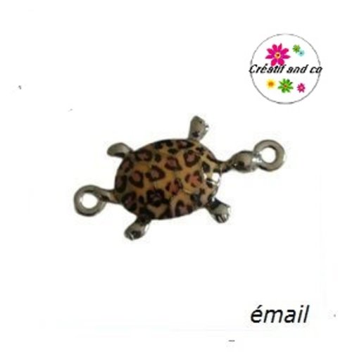 Connecteur tortue émail 25mm