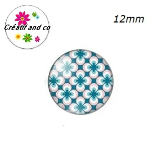 X2 cabochons à motifs 12mm