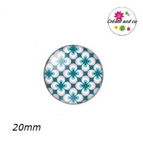 Cabochon à motifs  20mm