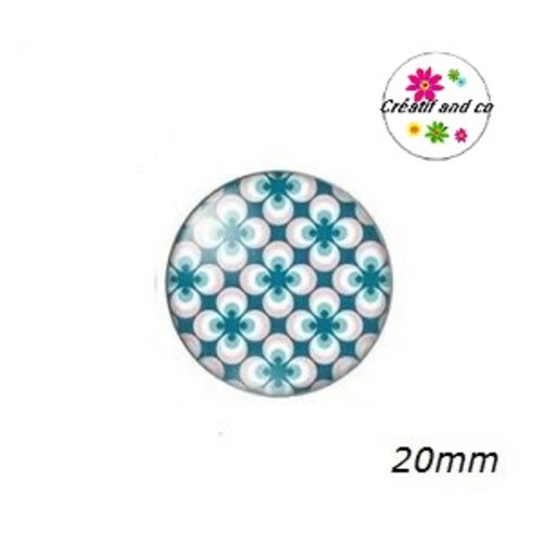 Cabochon à motifs  20mm