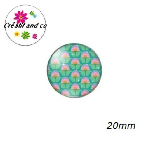 Cabochon à motifs  20mm