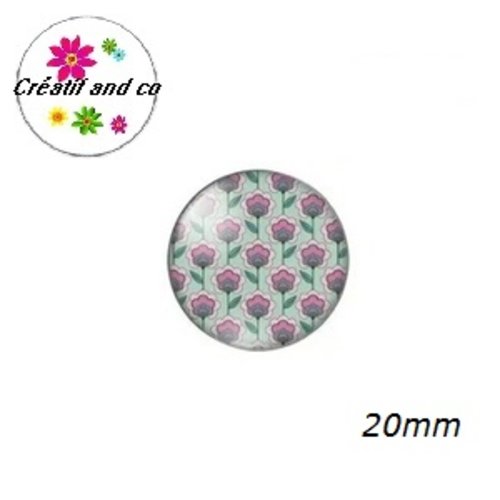 Cabochon à motifs  20mm