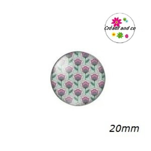 Cabochon à motifs  20mm