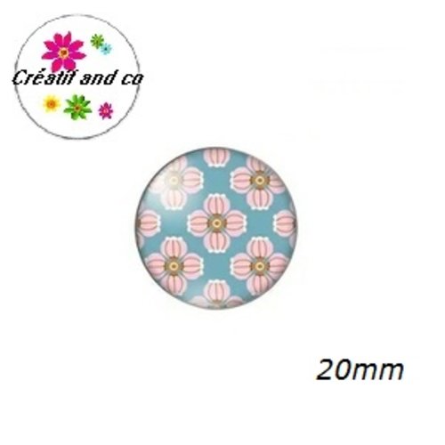 Cabochon à motifs  20mm
