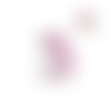 Breloque poisson koï rose pâle  31mm