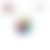 X2 cabochons fleurs de prairie 12mm