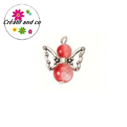 Breloque pendentif ange rouge