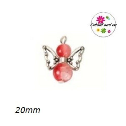 Breloque pendentif ange rouge