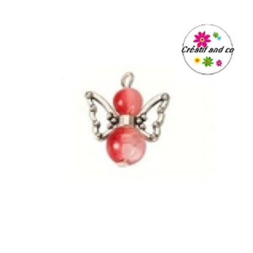 Breloque pendentif ange rouge