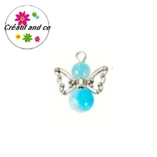 Breloque pendentif ange bleu