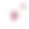Breloque pendentif ange fuschia