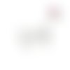 Perle noeud blanc acrylique 18mm