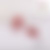 Breloque estampe losange rouge 20mm