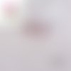 Breloque estampe tige rouge 22mm