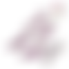Breloque perroquet rose 30mm