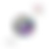 X2 cabochons demi-tournesol 12mm