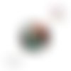X2 cabochons demi-tournesol 12mm