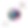 X2 cabochons demi-tournesol 12mm