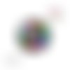 X2 cabochons marguerite colorée 12mm
