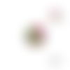 Bouton en bois vernis fleuri 20mm