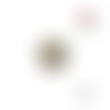 Bouton en bois vernis fleuri 20mm