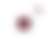 Bouton pression paillette vieux rose  20mm