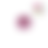 Bouton en bois vernis fleur rosé  20mm