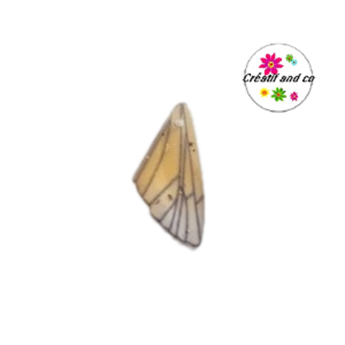 Breloque aile de papillon résine