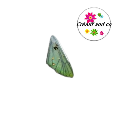 Breloque aile de papillon résine