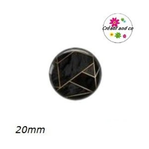 Cabochon motif géomètrique  20mm