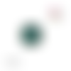 Bouton pression effet druzy turquoise résine 12mm