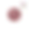 Bouton pression strass fuschia et rose