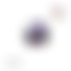 X2 cabochons chat noir 12mm