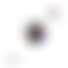 X2 cabochons chat noir 12mm