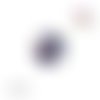 X2 cabochons chat noir 12mm