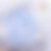 Breloque estampe losange bleu roi 18mm