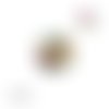 X2 cabochons chat 12mm