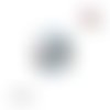 X2 cabochons chat 12mm
