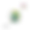 X2 cabochons perroquet 12mm