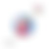 X2 cabochons perroquet 12mm