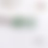 Breloque estampe spirale verte foncée  20mm