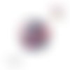 X2 cabochons fleurs 12mm