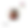 X2 cabochons chat 12mm